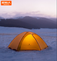 Tente de camping légère à 2 couches, poteaux en aluminium DAC, abri imperméable et coupe-vent pour la randonnée, l'alpinisme et le trekking