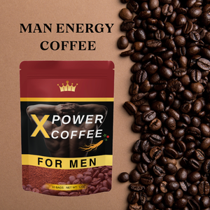 Caffè Energetico di Alta Qualità con Maca e Ginseng per Uomini, Gusto Delicato, Erbe Naturali, Stimolante della Fertilità Maschile, Confezione per Uomini Forti - Product Image 3