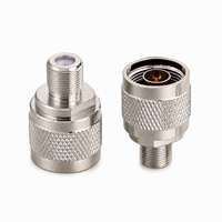 Adaptateur RF F femelle vers N mâle, connecteur de câble coaxial, convertisseur d'impédance 50Ω