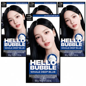Tinte para el Cabello Hello Bubble de Mise-en-scene, Color 4B Azul Intenso, 4 Unidades, Semipermanente - ¡Con Descuento! - Product Image 1