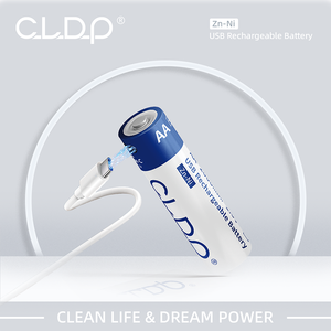 Мощные перезаряжаемые батарейки Double AA CLDP <span class=keywords><strong>Zn</strong></span>-<span class=keywords><strong>Ni</strong></span> 1.6V USB, 4 шт. в упаковке, для фонарика - Product Image 2