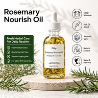 OEM ODM Label Pribadi Organik Vegan Bebas Kekejaman Hewan Minyak Esensial Nutrisi Kulit Kepala Ekstrak Rosemary Alami Murni Botani Rambut