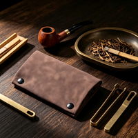 Pochette à tabac en cuir PU suédé 160*85mm en gros |   Étui de rangement en papier personnalisé |   Vente en gros de produits OEM Yunang pour fumeurs