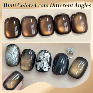 BORN PRETTY Esmalte en Gel Magnético Ojo de Gato Tendencia de Otoño 8 <span class=keywords><strong>Colores</strong></span> Marrón Dorado Otoñal Suministros <span class=keywords><strong>para</strong></span> Manicura - Product Image 4