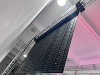 Kit d'affichage vidéo LED flexible Jode 6x4m P3.91 pour hall d'exposition, toile de fond de scène, écran pliable et enroulable
