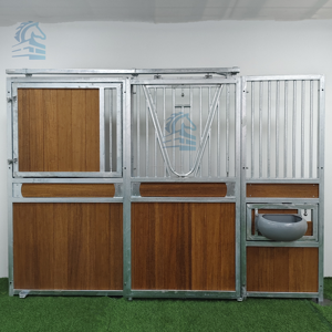 Struttura prefabbricata in acciaio fienile per cavalli con stalle su misura 3.5m portatile esterno Mobile cavallo stabile - Product Image 5