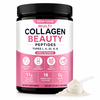 Collagène en poudre à marque privée, formule personnalisée, mélange de protéines de collagène hydrolysé en sachet, fabricant de suppléments OEM