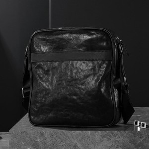 Men's Messenger <b>Bag</b> Genuine Leather <b>Large</b> Lightweight Solid Color Leisure Travel <b>Shoulder</b> <b>Bag</b> Crossbody <b>Bag</b> Business <b>Bag</b> - Product Image 2