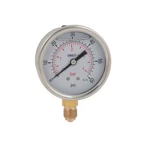 HUBEN Hydraulic Force and Pressure Gauge, 10,000 psi, 700 bar