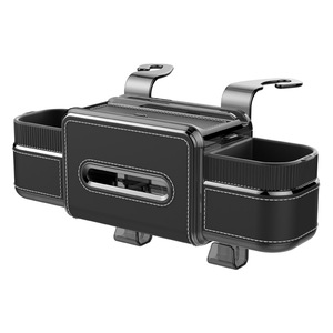 Auto-Rücksitz-Aufbewahrungsbox Taschentuchbox Getränkehalter Aufbewahrungstasche Haken Multifunktionale Rückenlehnen-Ablage - Product Image 5