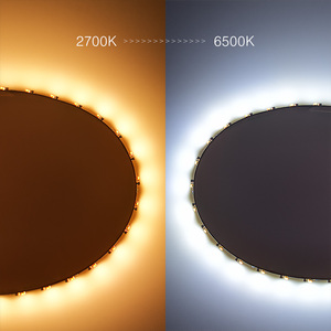 SMD 2700 + 6500K LED Ánh Sáng Dây 8Mm Fpc Chiều Rộng Cuttable Điều Khiển Từ Xa Ứng Dụng Điều Khiển Ấm Trắng Mát Trắng Tùy Chọn Màu Sắc - Product Image 5