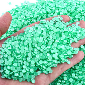 Blinginbox คริสตัลพลอยเทียมสีเขียวมรกต1440ชิ้นไม่ใช่โปรแกรมแก้ไขด่วนสำหรับงานหัตถกรรม DIY - Product Image 2