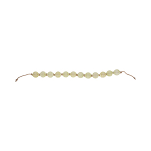 Ghirlanda di perline in vetro smerigliato con cordino in iuta per decorazioni domestiche e come complemento per mensole del bagno e tavolini da caffè - Product Image 6