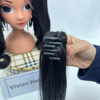 Queue de cheval synthétique longue et bouclée Vivian Hair avec pince à griffes, style Rasta, pour enfants, extension de cheveux avec pinces à griffes