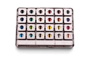 Ensemble de peinture acrylique HIMI <span class=keywords><strong>MIYA</strong></span> 12 ml, 48 couleurs, double gobelet avec film en caoutchouc - Product Image 4