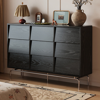 Meuble de rangement vintage en bois massif, écologique, durable, gain de place, grande capacité, à plusieurs niveaux, pour entrée, mobilier de maison