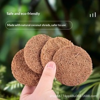 Alas Pot Bunga dari Daun Kelapa, Anti Bocor, Bulat, untuk Hewan Peliharaan, Alas Inkubasi Telur, Alas Merangkak