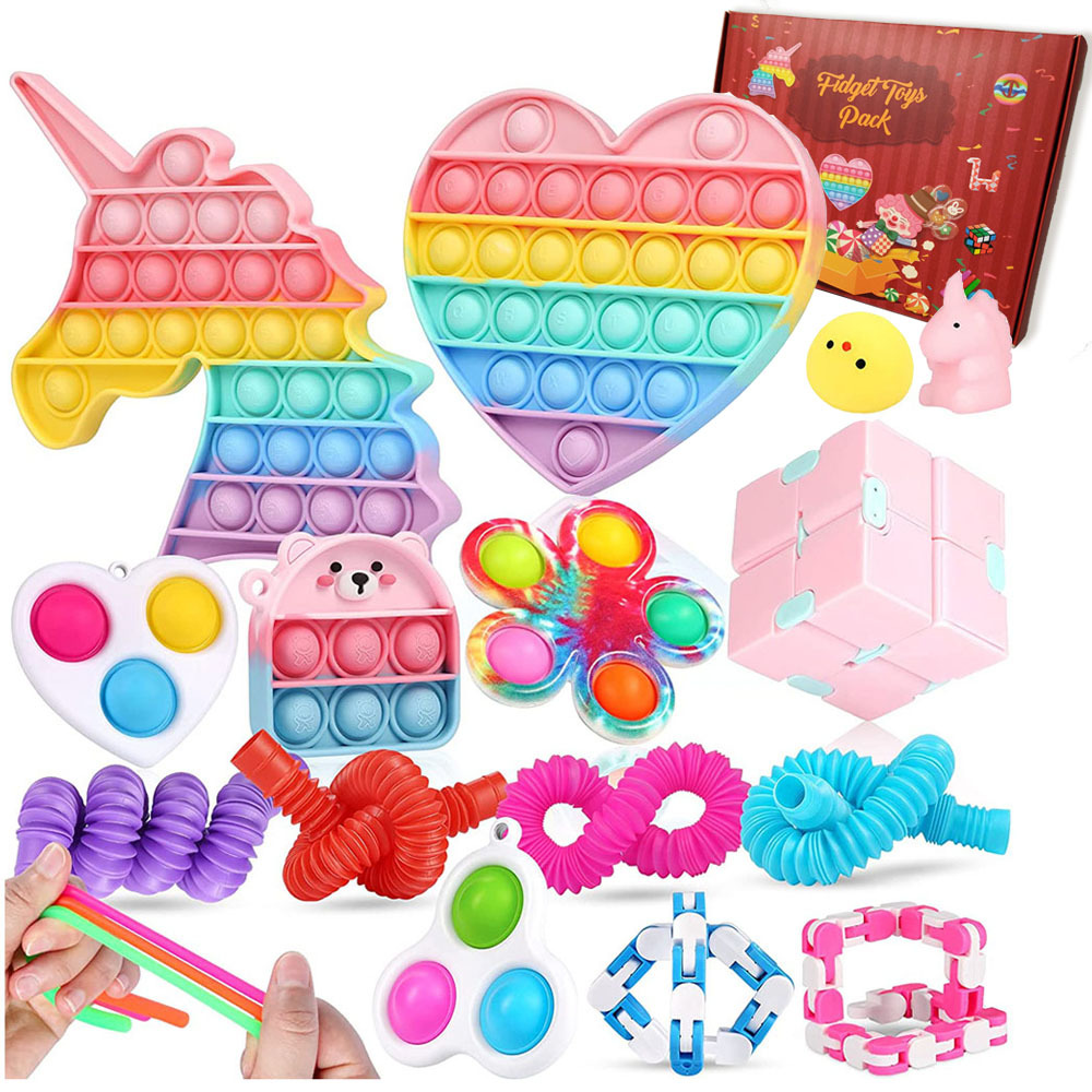 Pack de 18 jouets anti-stress