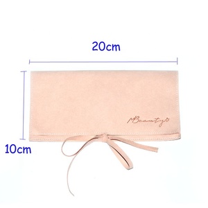 Sobre de microfibra de color <span class=keywords><strong>rosa</strong></span> pálido con logotipo en relieve personalizado, bolsa de embalaje para tarjetas de regalo de boda - Product Image 5