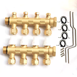 Desviador de calefacción por suelo radiante de cobre puro, diseño integrado manual e inteligente, gran caudal. - Product Image 1