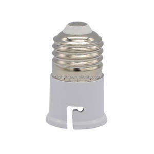 Blanc Noir <span class=keywords><strong>E27</strong></span> à <span class=keywords><strong>B22</strong></span> Support de lampe Convertisseur de douille Retardateur de flamme <span class=keywords><strong>E27</strong></span> à <span class=keywords><strong>B22</strong></span> Vis <span class=keywords><strong>Adaptateur</strong></span> d'<span class=keywords><strong>ampoule</strong></span> Bases halogènes Douille - Product Image 6