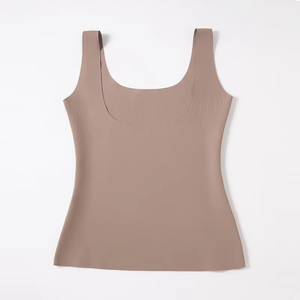 Mujeres Compresión Comodidad Soft Tank Colombia <span class=keywords><strong>Como</strong></span> Moldeador de cuerpo sin mangas Cintura Cinchers Body Shapers Blusa Trackless Shaper - Product Image 5