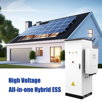 Sistema de Almacenamiento de Energía Comercial Ligero de 61.44kWh, 30kW, 51.2V, LiFePO4, IP64, Híbrido, para Comercios Minoristas, Autoconsumo