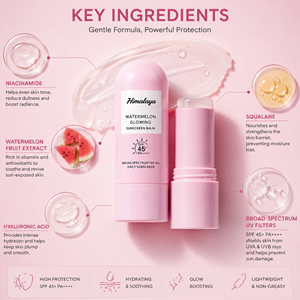 Stick <span class=keywords><strong>solaire</strong></span> hydratant à la pastèque et à la niacinamide, éclaircissant, protection <span class=keywords><strong>solaire</strong></span> SPF 45, baume <span class=keywords><strong>solaire</strong></span> pour le visage - Product Image 5