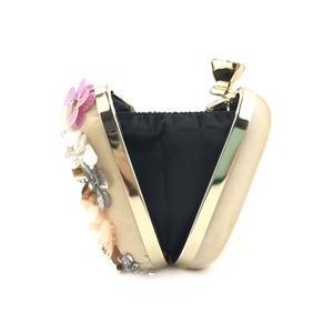 Fashion Flower Pearl Women <strong>Bridal</strong> Wedding Purse Evening <strong>Bag</strong> Popular Designer Rhinestone Luxury Female Chain <strong>Clutch</strong> Evening <strong>Bag</strong> - Product Image 6