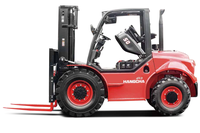 Montacargas Todoterreno Hangcha 5t/7t/10t 4x4, Montacargas Diésel de Servicio Pesado con Freno Húmedo para Madera