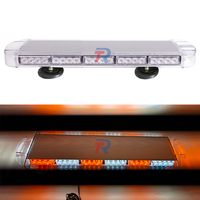 48 LED 66 cm 30 Zoll Dach Autodach Strobe Beacon Licht leiste Bernstein klar weiß Linse 12-24 DC Option enthalten
