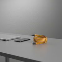 Cable USB Ecológico con Carcasa de Aluminio y Moldeado de PVC, Carga Rápida 3A, Certificado MFI, Personalizado para Computadora y Cámara
