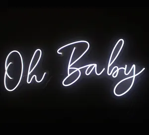 Oh Baby Neon Sign Led Decorative Lighting Illuminated Letter Neon Light Customized Neon Signs Lighting