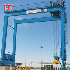 رافعة جسرية متنقلة للحاويات بإطارات مطاطية للبيع - Product Image 1