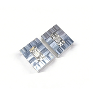 Servicio de Mecanizado CNC Personalizado para Piezas de la Mayoría de Materiales, Base Fija de Bloque de Aluminio Según su <span class=keywords><strong>Dibujo</strong></span> - Product Image 1