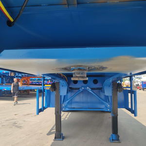 Semirremolque de Plataforma Plana de Acero de 3 Ejes, 20 pies/40 pies, Capacidad de Carga 1001-2000 kg, Marca Shandong, 12.5x2.5x1.5 m - Product Image 3