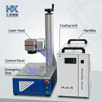 Machine de marquage laser UV industrielle de bureau à refroidissement par eau pour le codage de verre et de circuits imprimés à fort contraste