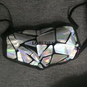 Tuta Sexy con Schiena Scoperta e Specchi Argentati, Costume da Spettacolo Hip Hop, Outfit per <span class=keywords><strong>Cantanti</strong></span> da Palco e Rave - Product Image 5