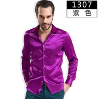 Chemises de Performance pour homme, à manches longues, cintrées, blanches, costume de Performance,