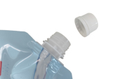 Sac à eau pliable de qualité alimentaire 5L avec poignée et bec verseur pour le camping, la randonnée, le pique-nique, le stockage d'eau
