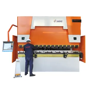 200Ton 3200มิลลิเมตรไฮดรอลิกดเบรกกับ DELEM DA66T CNC ระบบกดเบรกเครื่อง