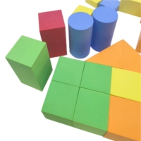 Set susun Puzzle busa EVA DIY Multiplayer baru untuk anak mainan blok bangunan lembut seri berbeda untuk balita tema olahraga