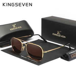 Gafas de Sol Unisex de Lujo <span class=keywords><strong>KINGSEVEN</strong></span>, Nuevo Modelo con Protección UV400, Antireflejo, Montura Cuadrada de Aleación con Lentes Polarizadas Tac 7118 - Product Image 2