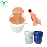 Caoutchouc de Silicone souple rtvv2, liquide pour la fabrication de gode pénis
