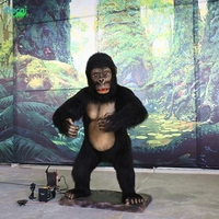 Animaux animatroniques d'extérieur très demandés, modèle de gorille réaliste en 3D pour la décoration des zoos et des jungles