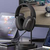 Headphone Nirkabel E-Sports Tiga Mode L80 2.4G Latensi Rendah Ringan Peredam Kebisingan Aktif Over-ear DJ Dinamis AAC