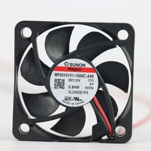 Ventilador Axial SUNON MF50101V1-1000C-A99 Eléctrico OEM/ODM 50x50x10mm 12VDC 70mA 0.84W 5800RPM 13.8CFM con Rodamiento de Vapor para Gabinetes e Inversores - Product Image 1