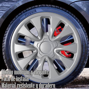 Copricerchi Universali ENERFERO Ruby 16\" in ABS, Decorativi e Protettivi per Auto - Product Image 3