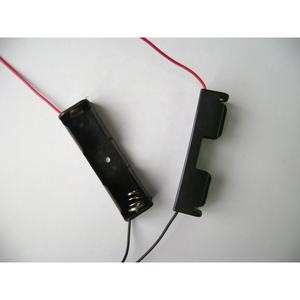 เซลล์ขนาด AA เดี่ยว <span class=keywords><strong>UM</strong></span>-3 กล่องใส่แบตเตอรี่พลาสติกสีดํา 1.5v พร้อมสายไฟ - Product Image 4