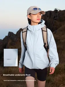 Chaqueta de Senderismo y Montañismo PELLIOT, Cortavientos de Carcasa Dura para Exteriores, Nueva, Ultraligera, Impermeable, con Cremallera TORAYDELFY - Product Image 3